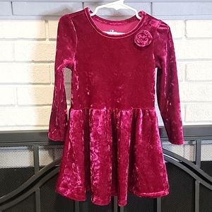 1989 Place 3T Velvet Dress